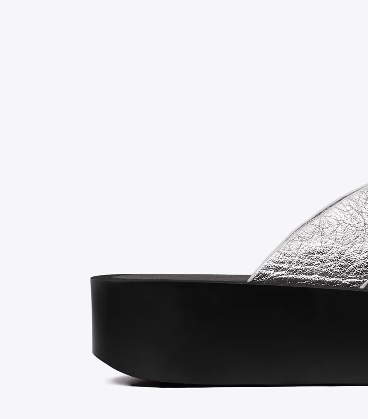 Leather Platform Flip Flop - Image 3