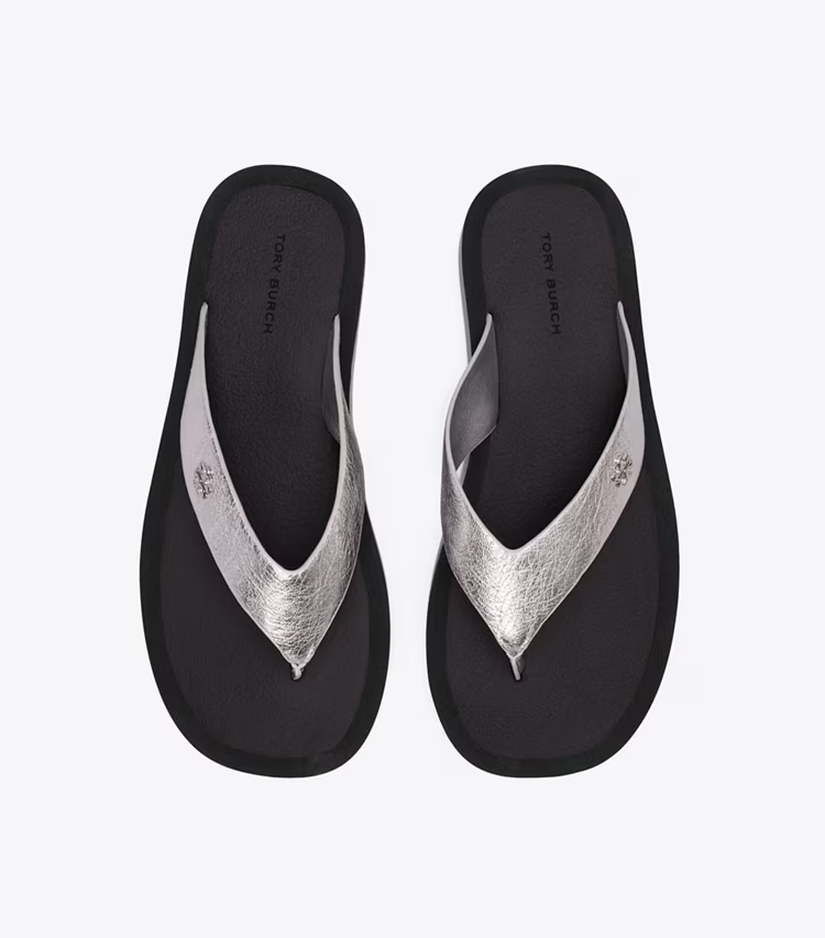 Leather Platform Flip Flop - Image 4