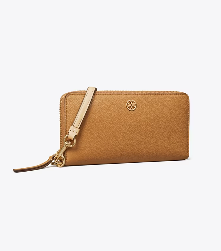 Robinson Pebbled Zip Continental Wallet