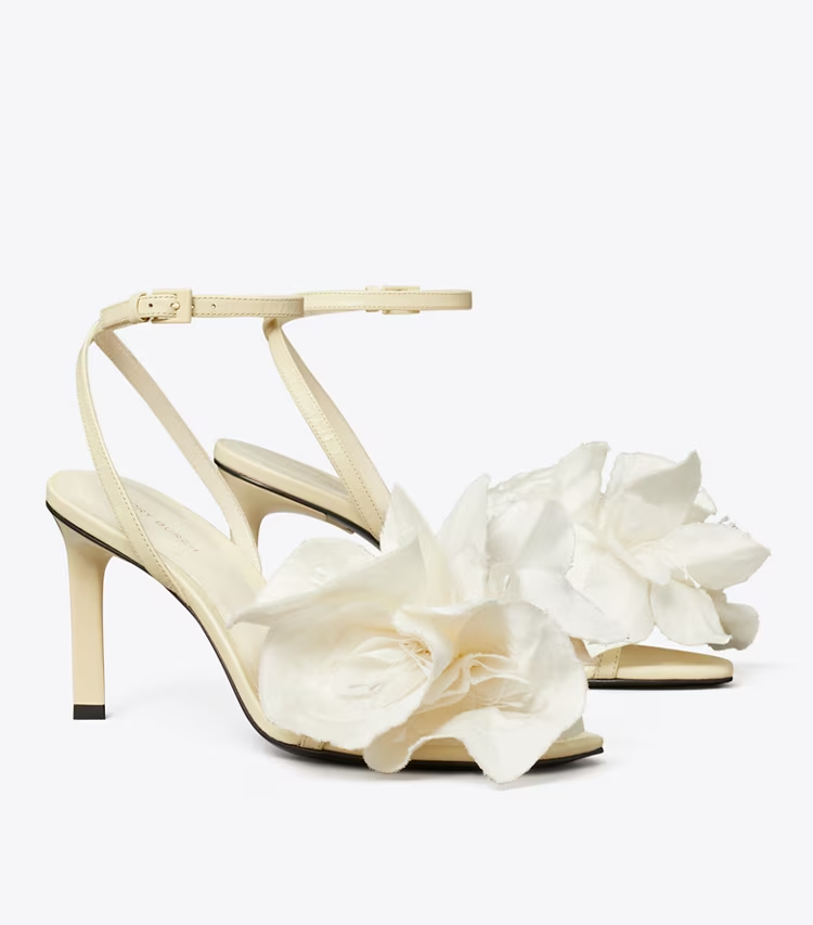 Flower Heeled Sandal