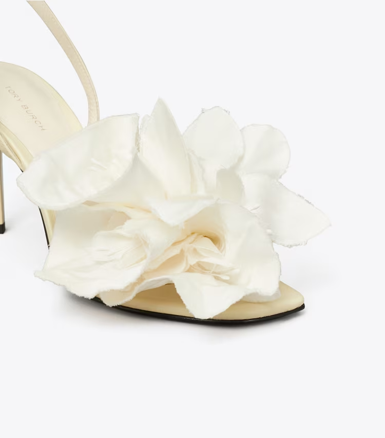 Flower Heeled Sandal - Image 4
