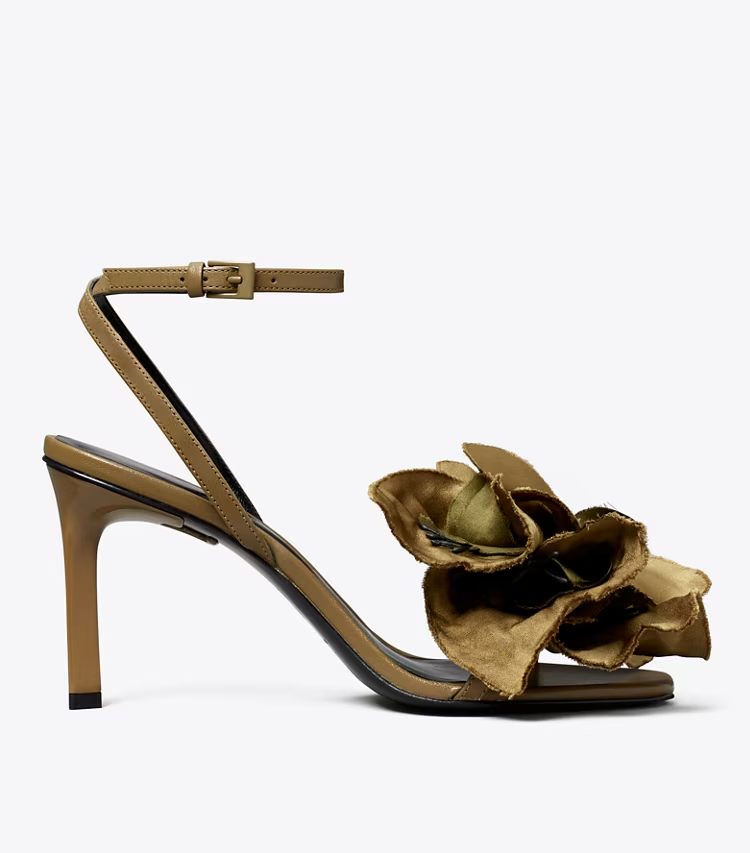 Flower Heeled Sandal - Image 3