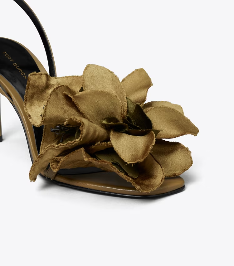 Flower Heeled Sandal - Image 4