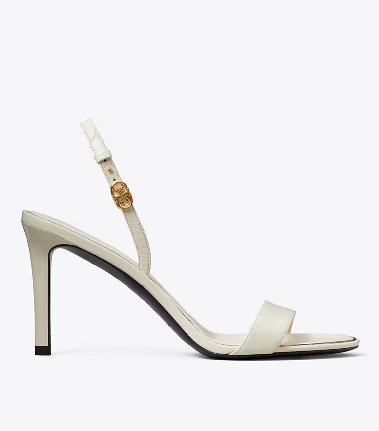 Double T Buckle Heeled Sandal - Image 3