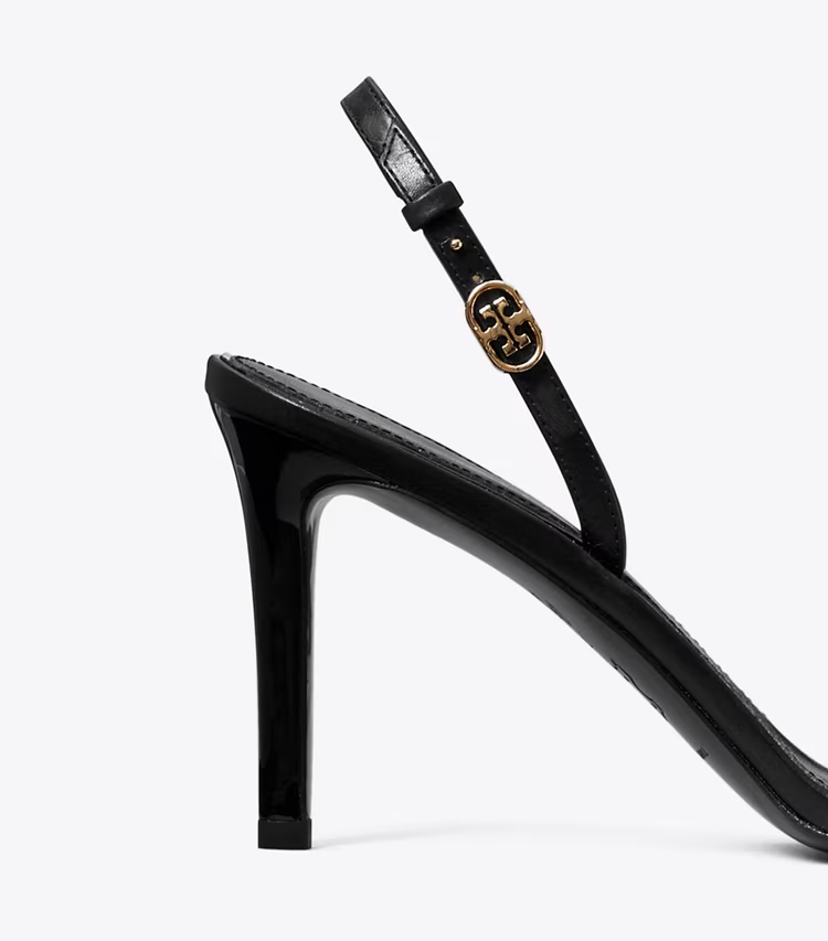 Double T Buckle Heeled Sandal - Image 4