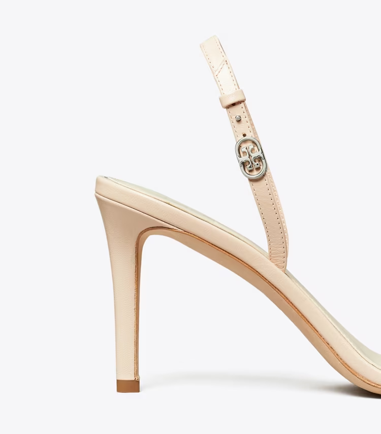 Double T Buckle Heel Sandal - Image 3