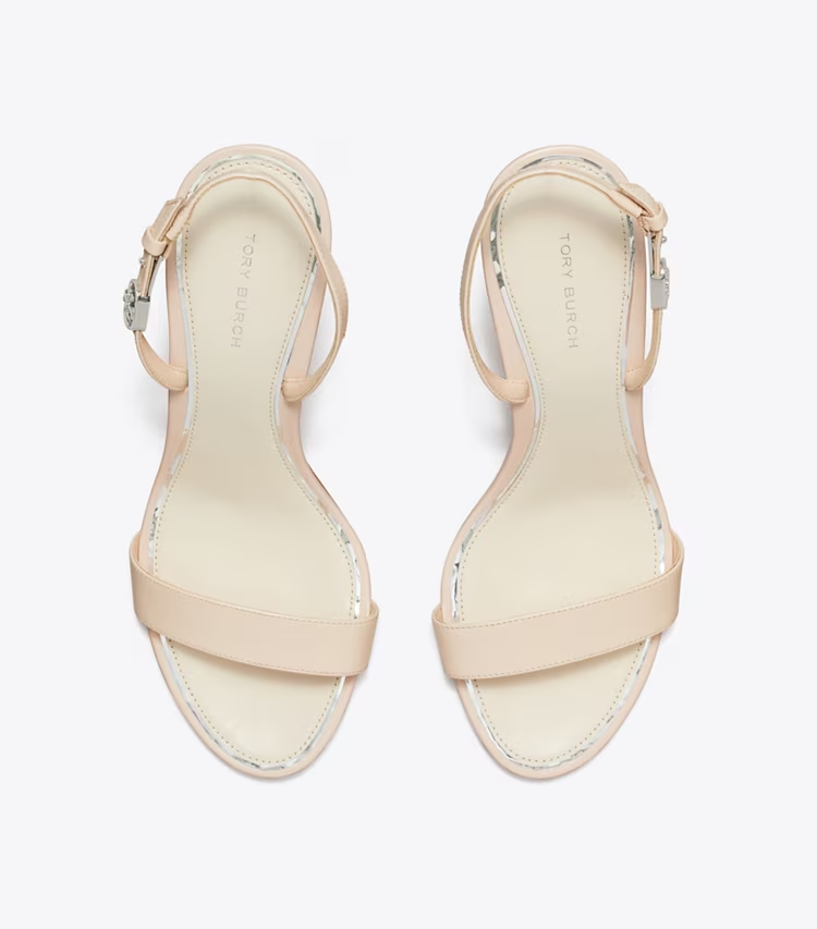 Double T Buckle Heel Sandal - Image 4