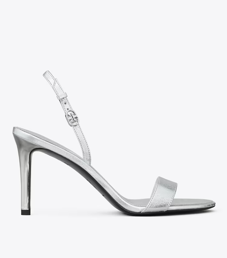Double T Buckle Heel Sandal - Image 2