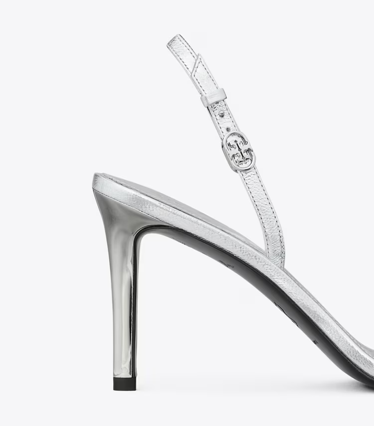 Double T Buckle Heel Sandal - Image 3