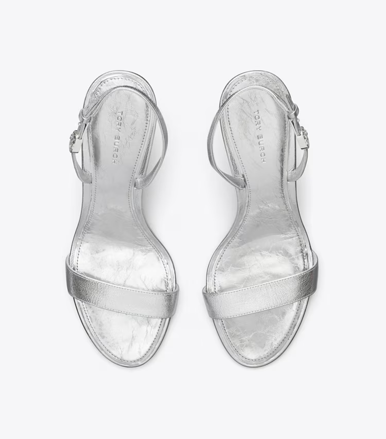 Double T Buckle Heel Sandal - Image 4