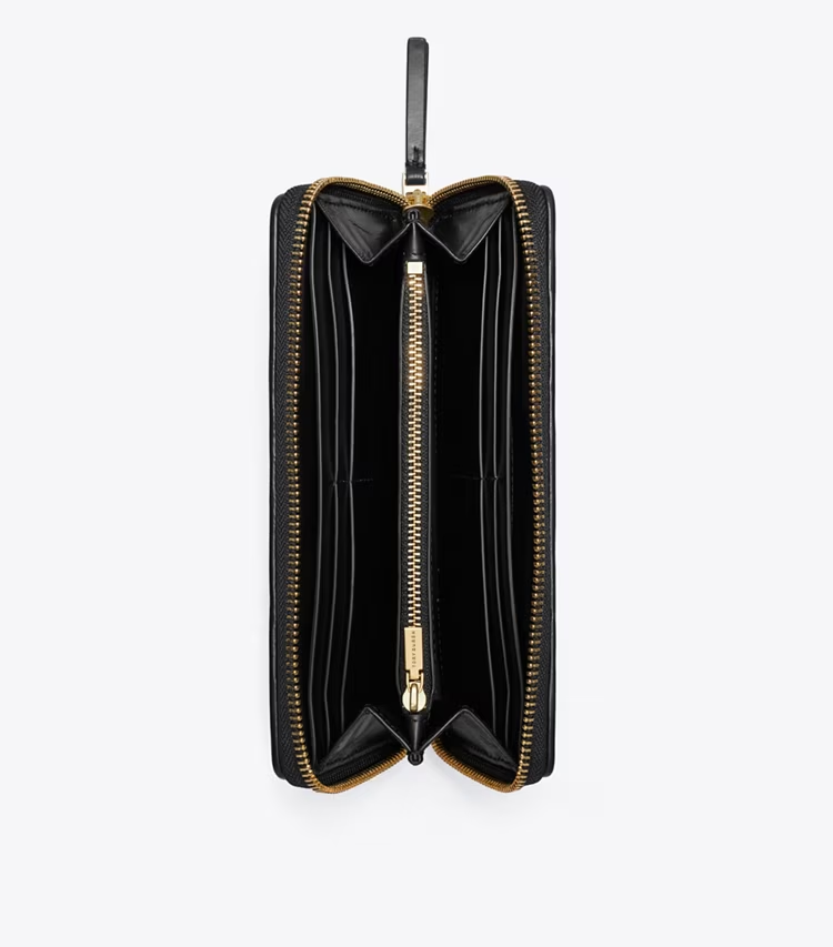 Kira Diamond Quilt Zip Continental Wallet - Image 3