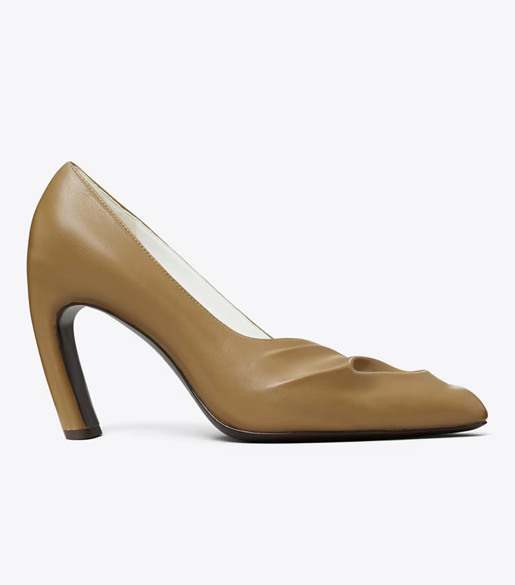Sculpted Peep-Toe Pump - Image 3