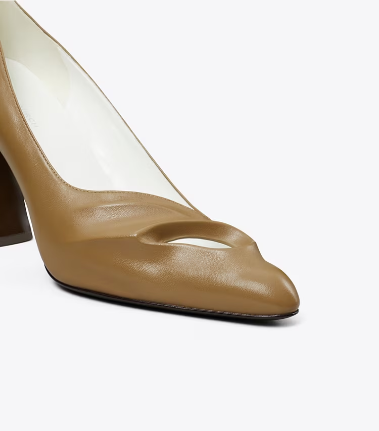 Sculpted Peep-Toe Pump - Image 4