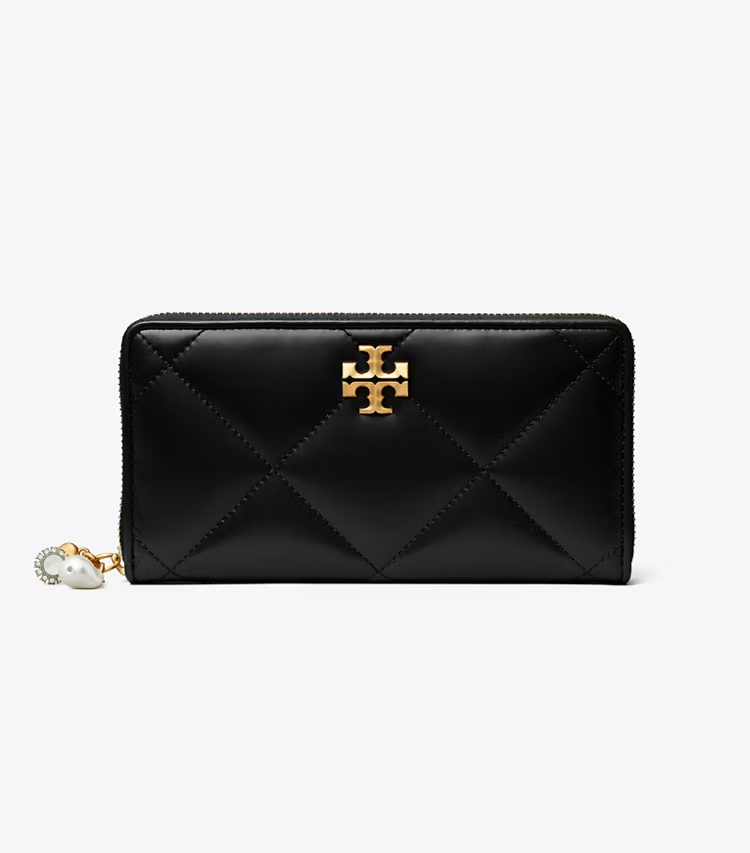 Kira Diamond Quilt Charm Continental Wallet - Image 2