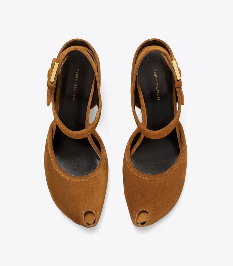 Peep-Toe Platform Sandal - Image 4