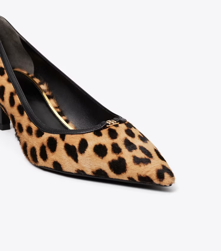 Double T Buckle Kitten Heel Pump - Image 3