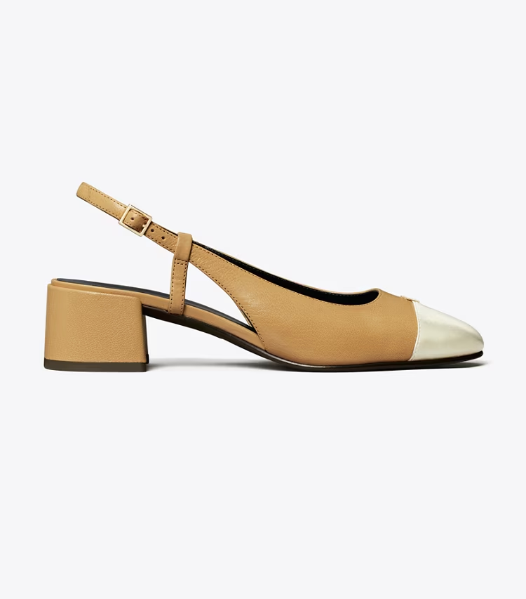 Cap-Toe Slingback Pump - Image 2