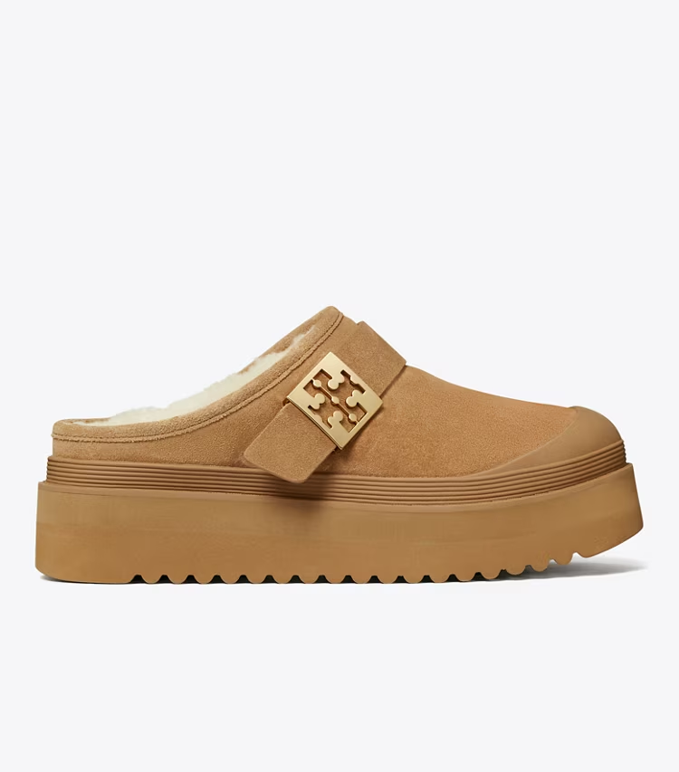Mellow Shearling Platform Mule - Image 3