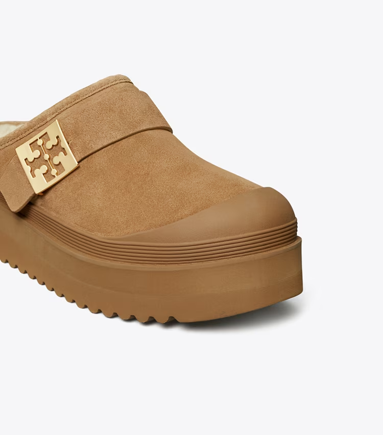 Mellow Shearling Platform Mule - Image 4