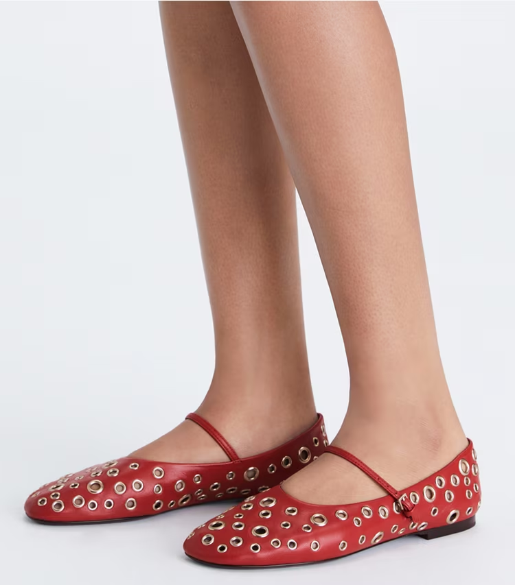 Eyelet Mary Jane Ballet - Image 2