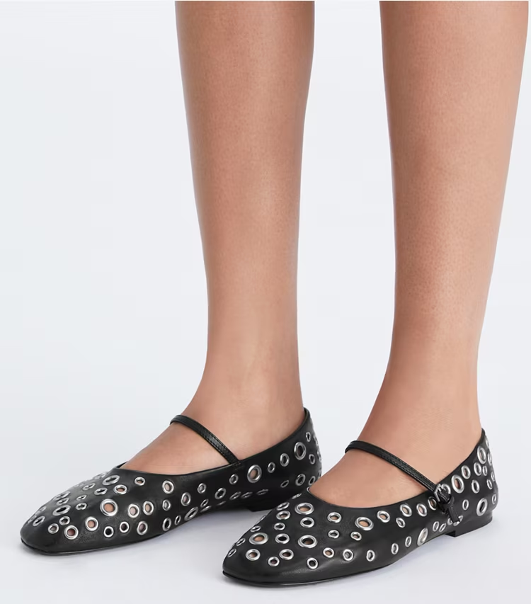 Eyelet Mary Jane Ballet - Image 2