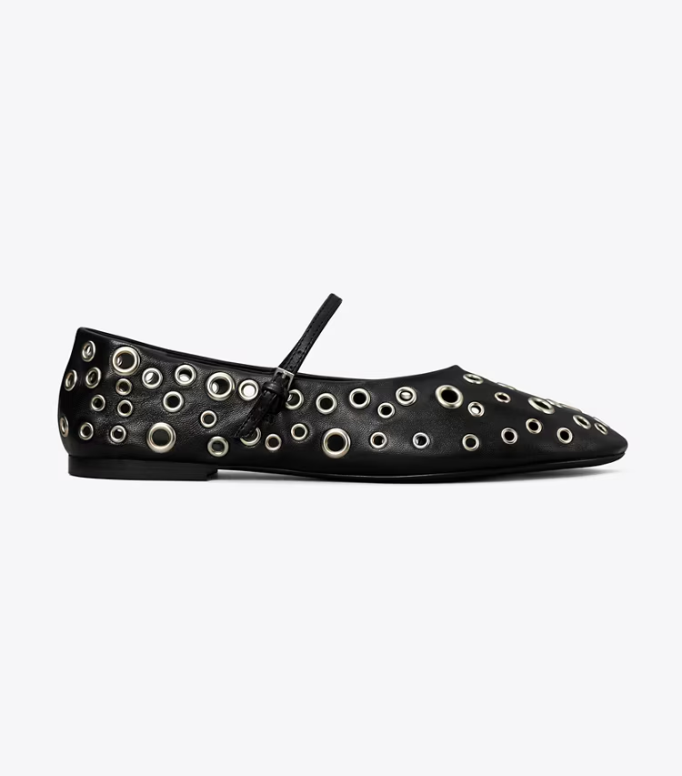 Eyelet Mary Jane Ballet - Image 3