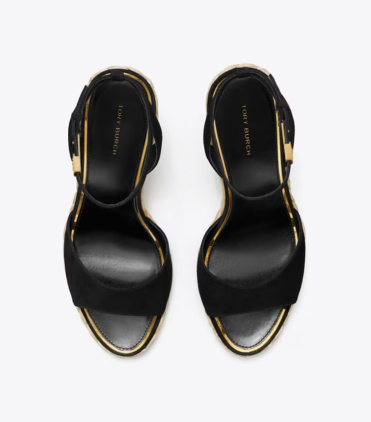 Raffia Wedge Sandal - Image 4