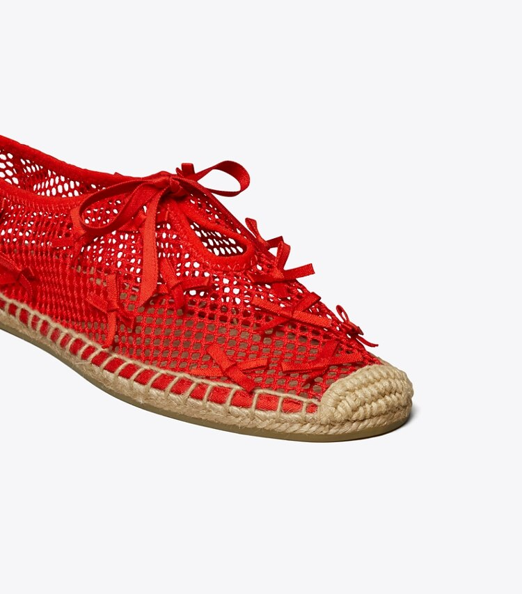 Mini Bow Mesh Espadrille - Image 3