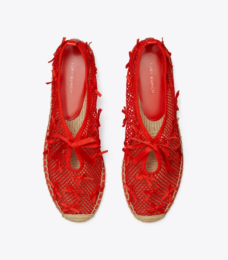 Mini Bow Mesh Espadrille - Image 4