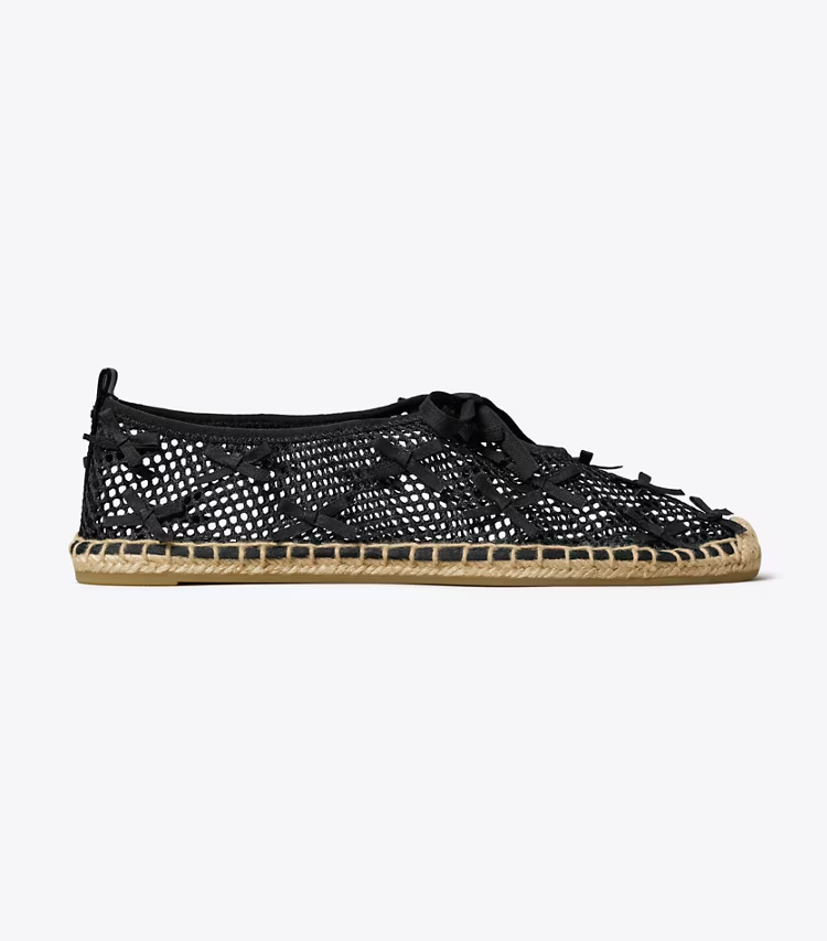 Mini Bow Mesh Espadrille - Image 2