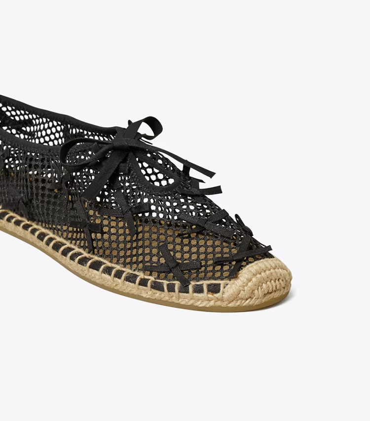 Mini Bow Mesh Espadrille - Image 3