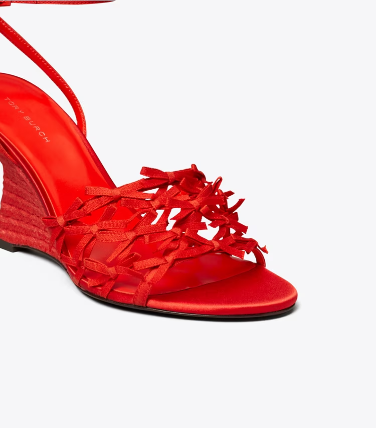 Mini Bow Espadrille Wedge - Image 4