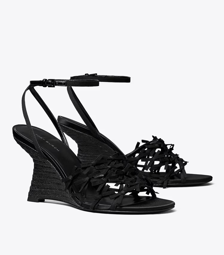 Mini Bow Espadrille Wedge