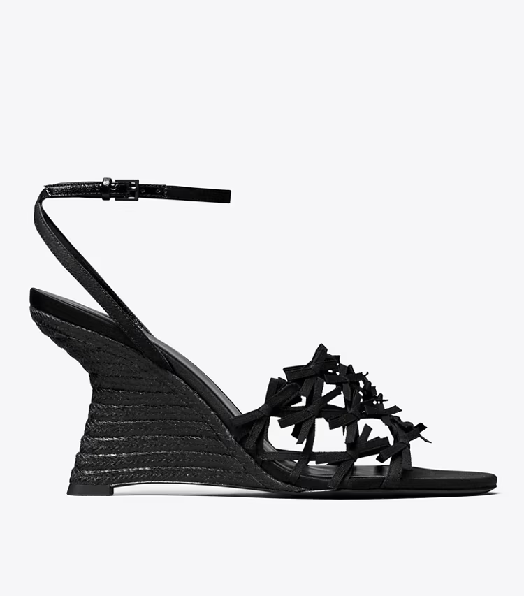 Mini Bow Espadrille Wedge - Image 2