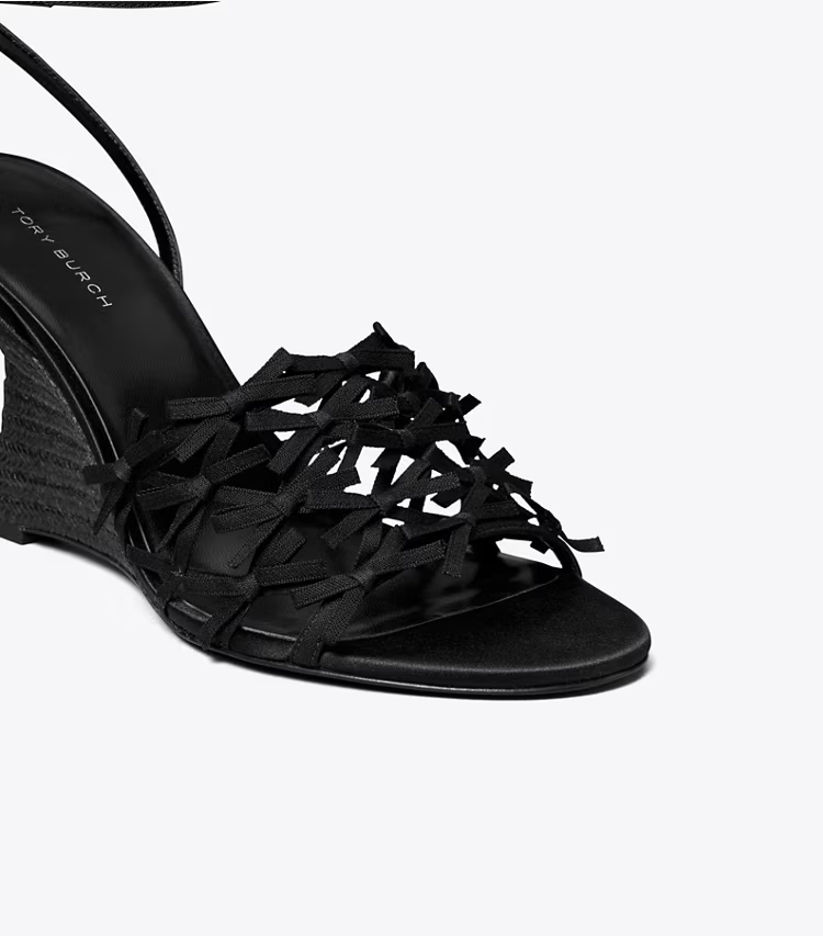 Mini Bow Espadrille Wedge - Image 3