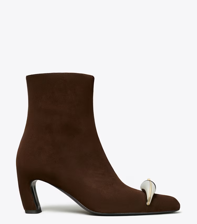 Pierced Heeled Ankle Boot - Image 3