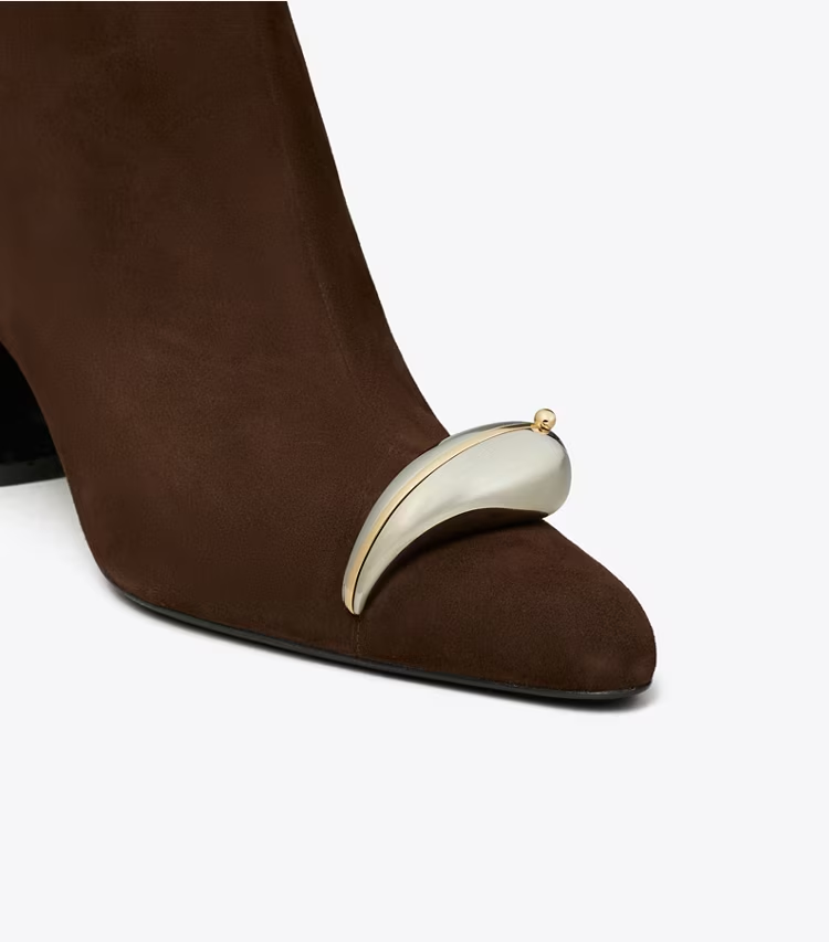 Pierced Heeled Ankle Boot - Image 4