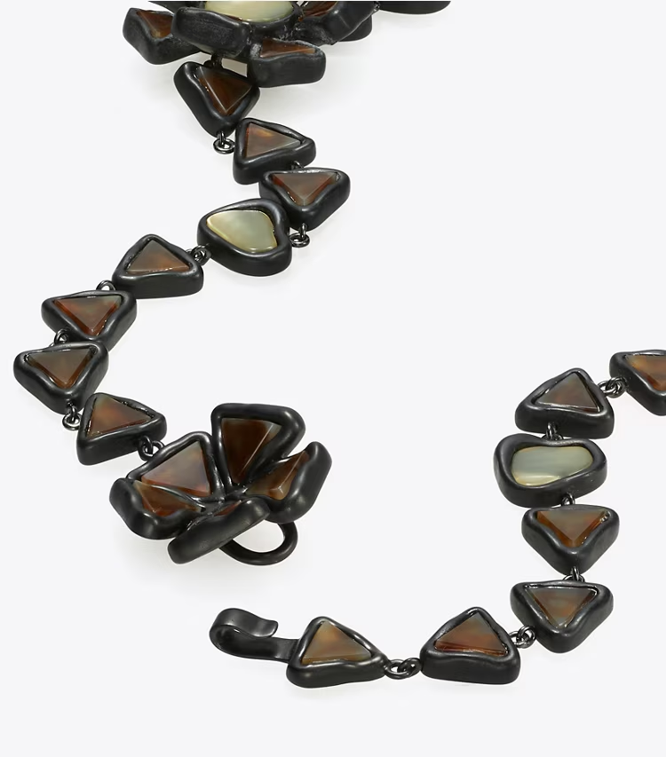 Curiosity Resin Triple Strand Necklace - Image 3