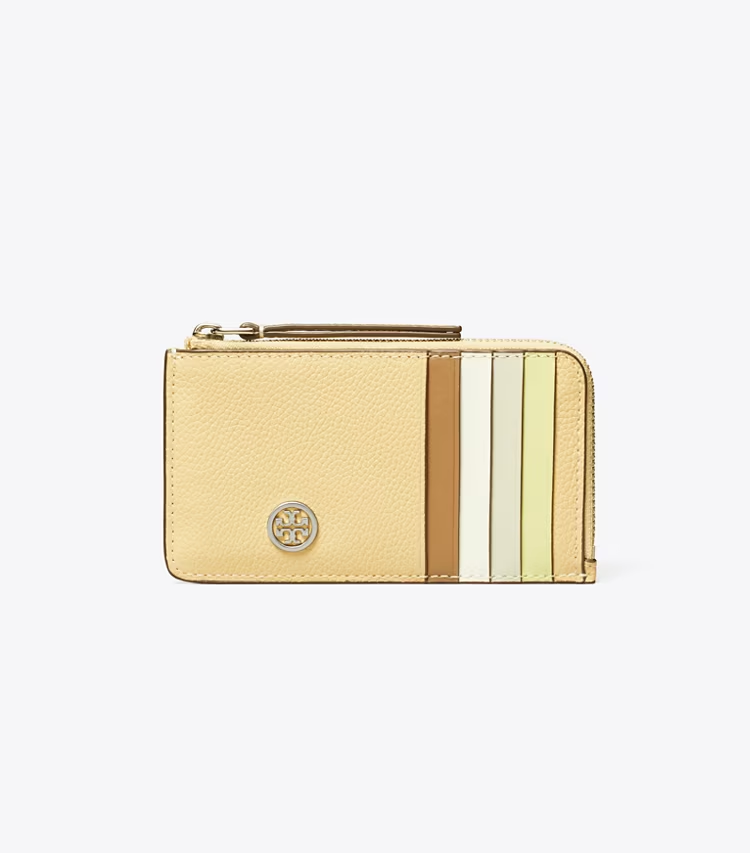 Robinson Pebbled Top-Zip Card Case - Image 2