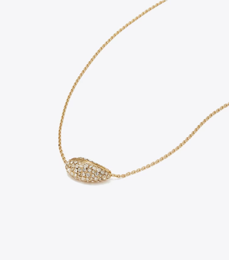 Pierced PavÉ Pendant Necklace - Image 2