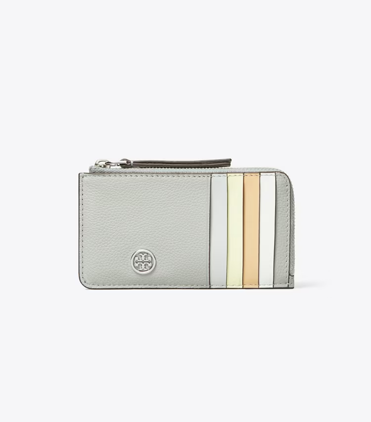 Robinson Pebbled Top-Zip Card Case - Image 2