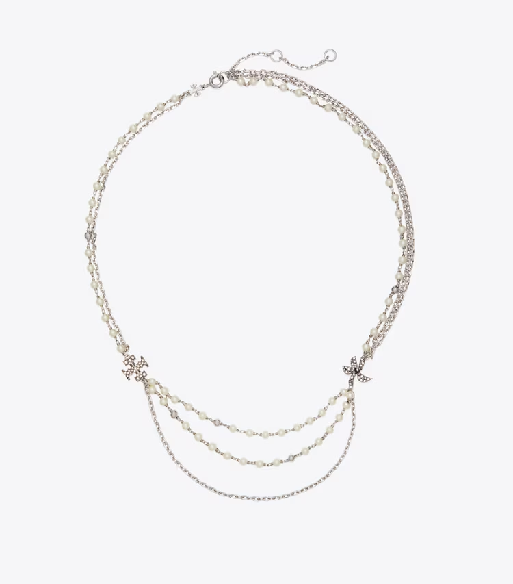 Moondance Multi Strand Pearl Necklace