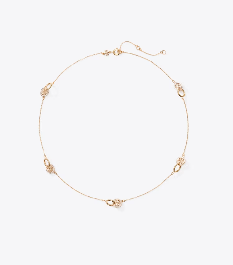 Icon PavÉ Interlocking Necklace