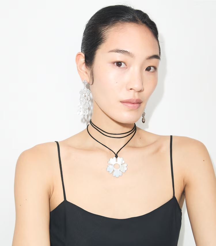 Forget Me Not Cord Necklace - Image 3