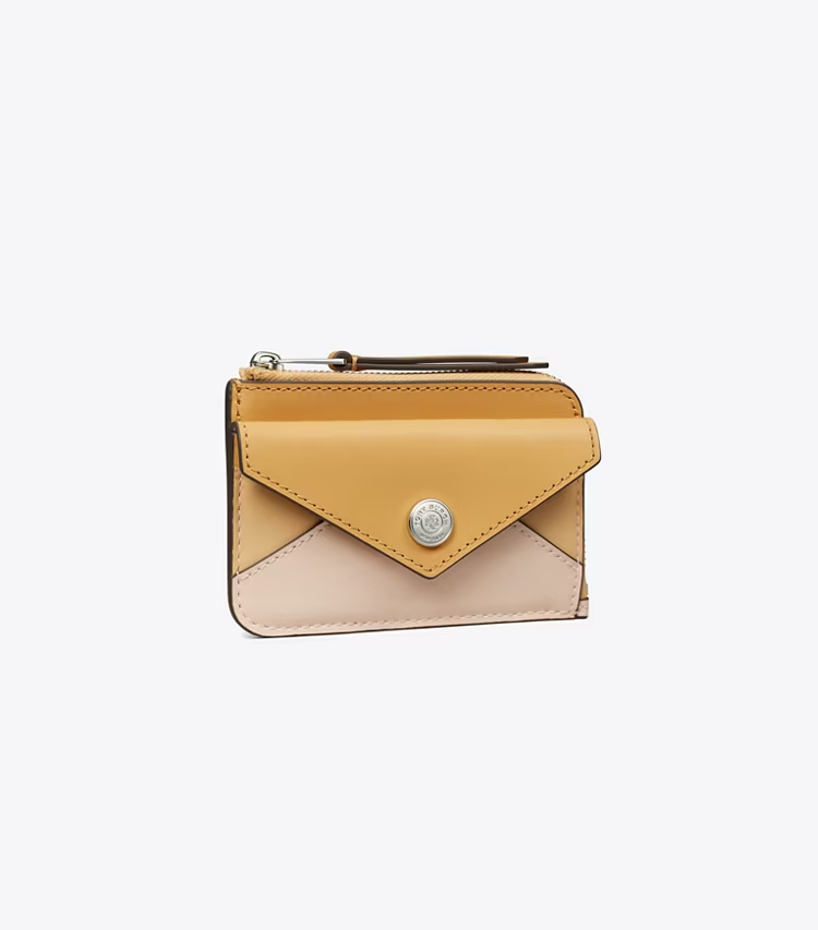 Leather Zip Card Case