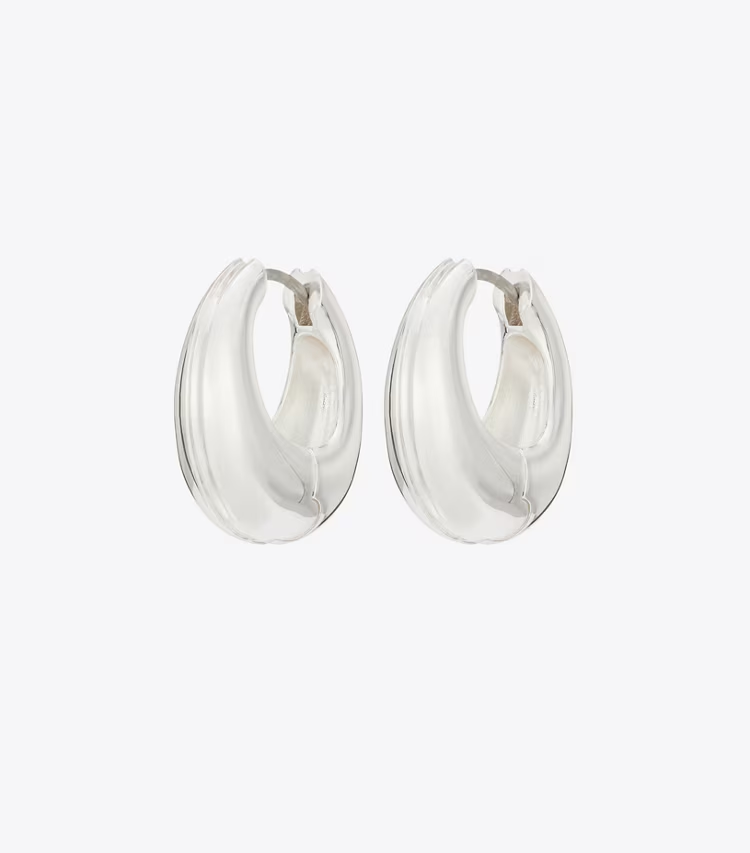 Small Pierced Hoop Earrings