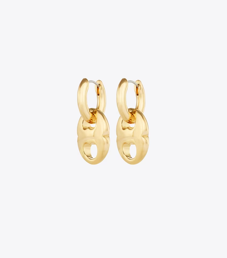 Gemini Link Small Hoop Earrings