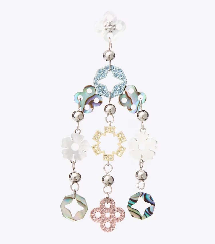 Small Forget Me Not Chandelier Earrings - Image 2