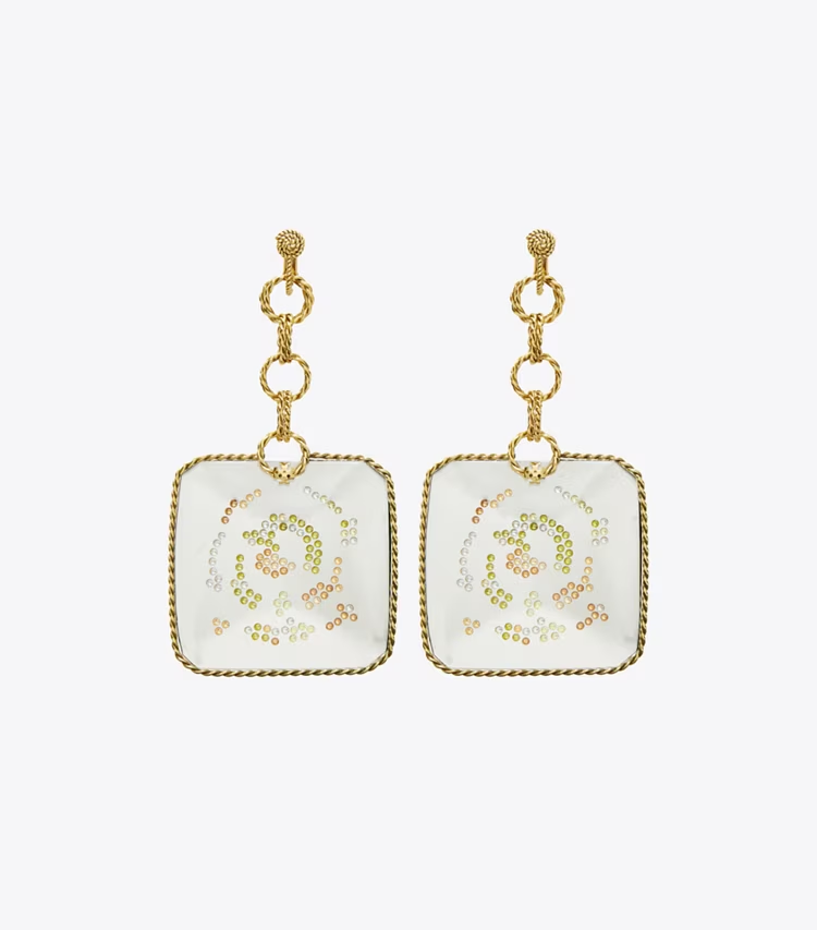 Runway Swirl Drop Earrings