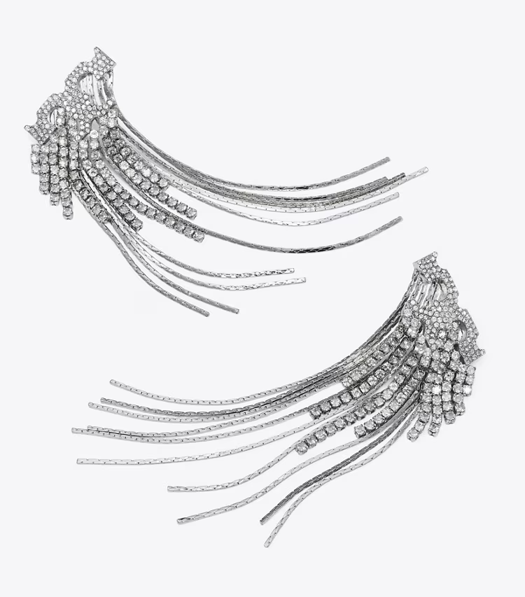 Runway PavÉ Serif T Earrings - Image 2